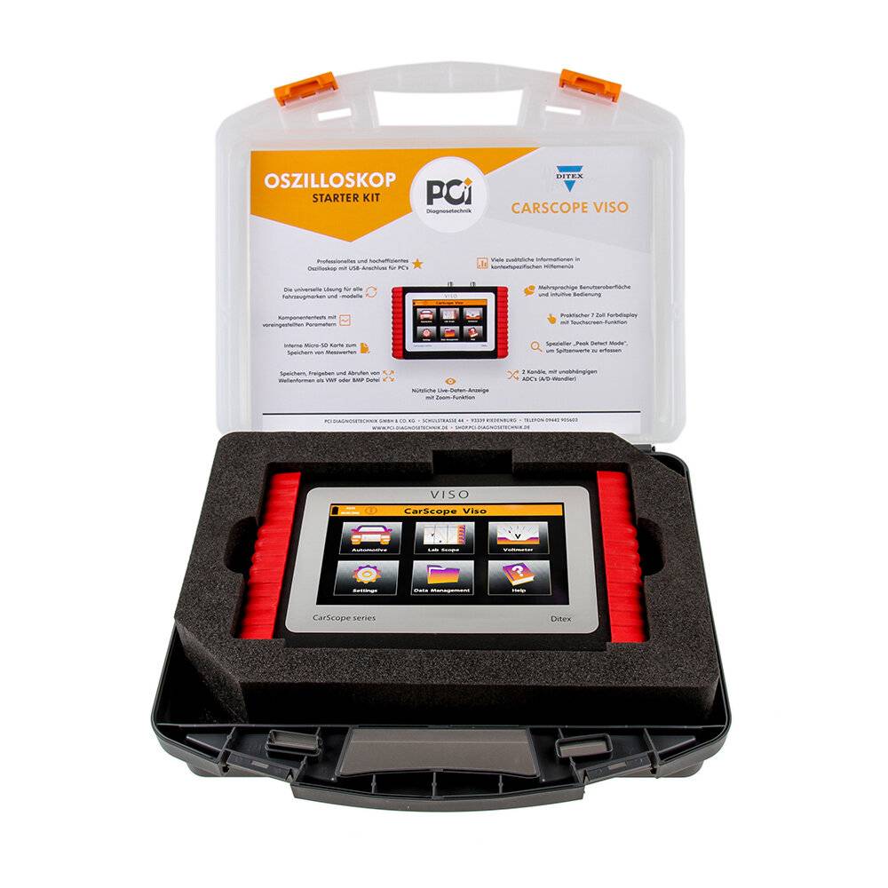 Oszilloskop Starter Kit CarScope VISO - Automotive Oszilloskope