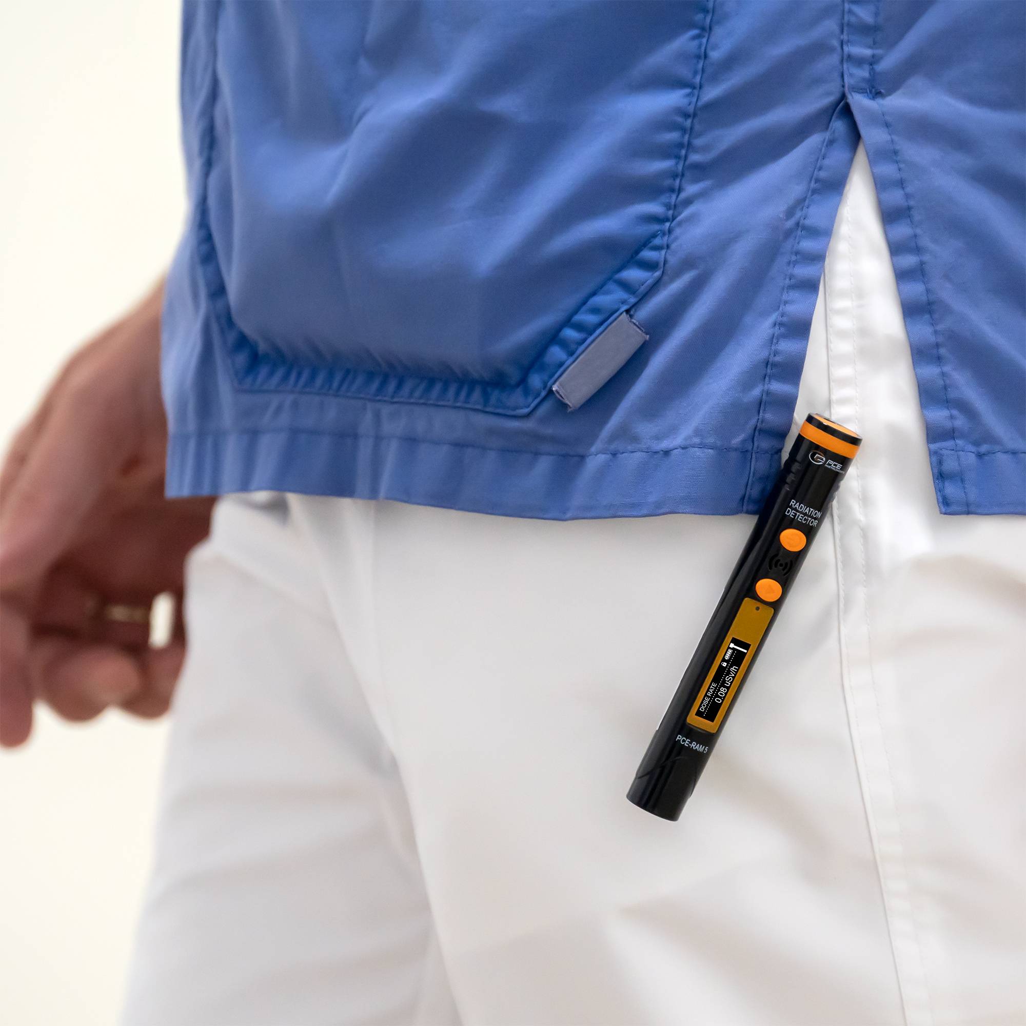 PCE Instruments PCE-RAM 5 Geiger-Müller-Zählrohr Strahlung: Röntgen, Beta, Gamma akustischer Warnton, optisches Signal, inkl