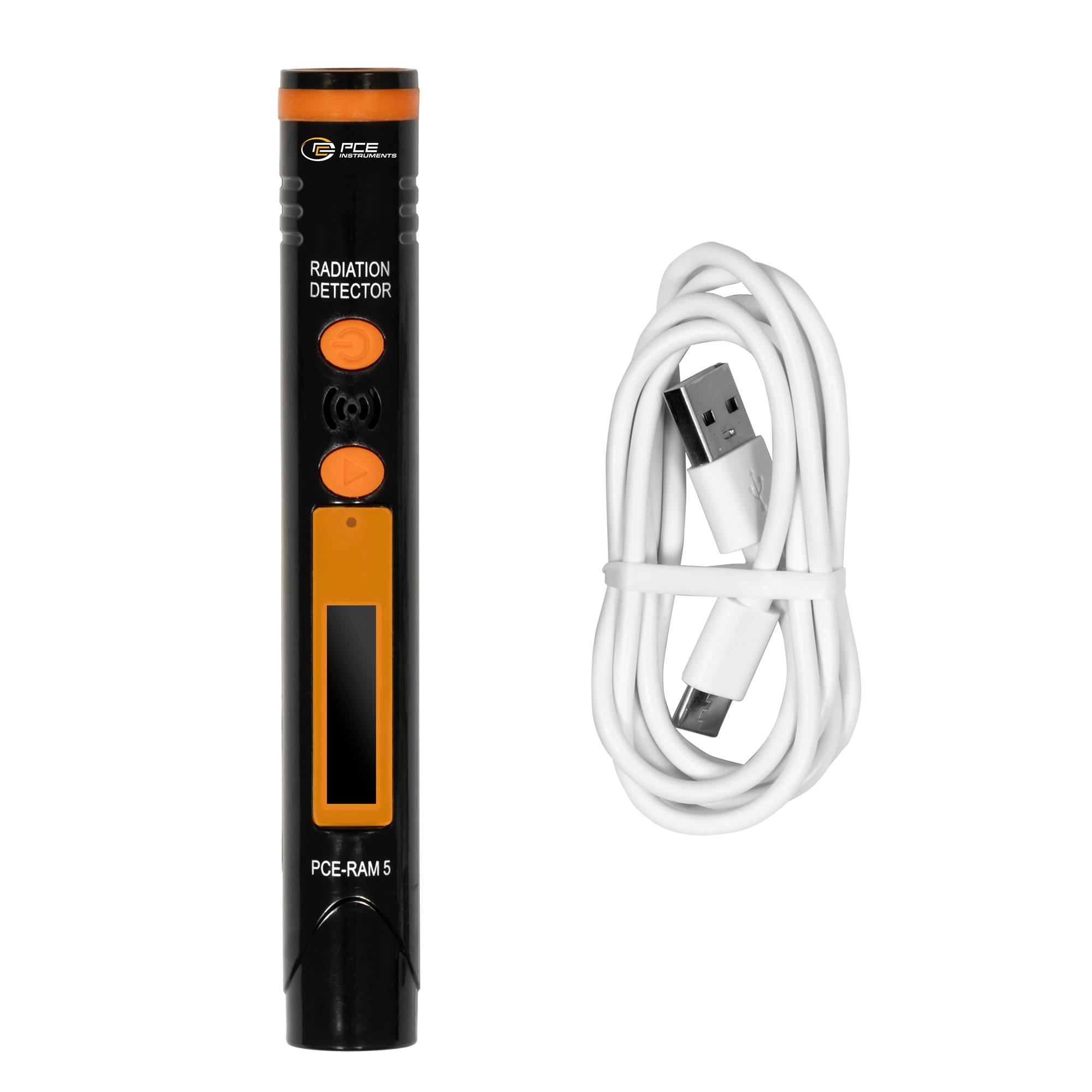PCE Instruments PCE-RAM 5 Geiger-Müller-Zählrohr Strahlung: Röntgen, Beta, Gamma akustischer Warnton, optisches Signal, inkl