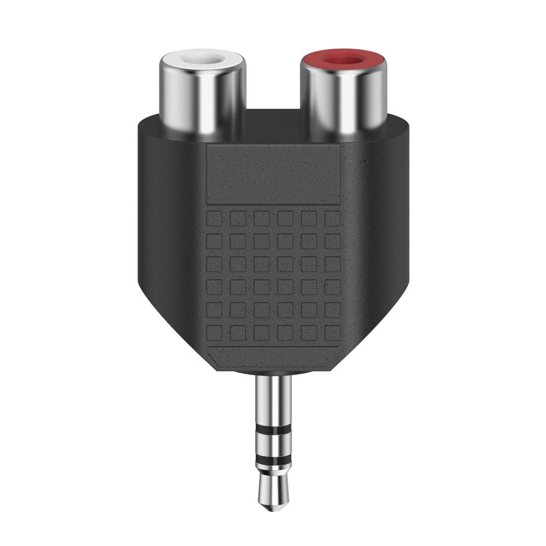 hama 00205187 Audio-Kurzadapter, 3,5-mm-Klinken-Stecker Stereo - 2x Cinch-Kupplung