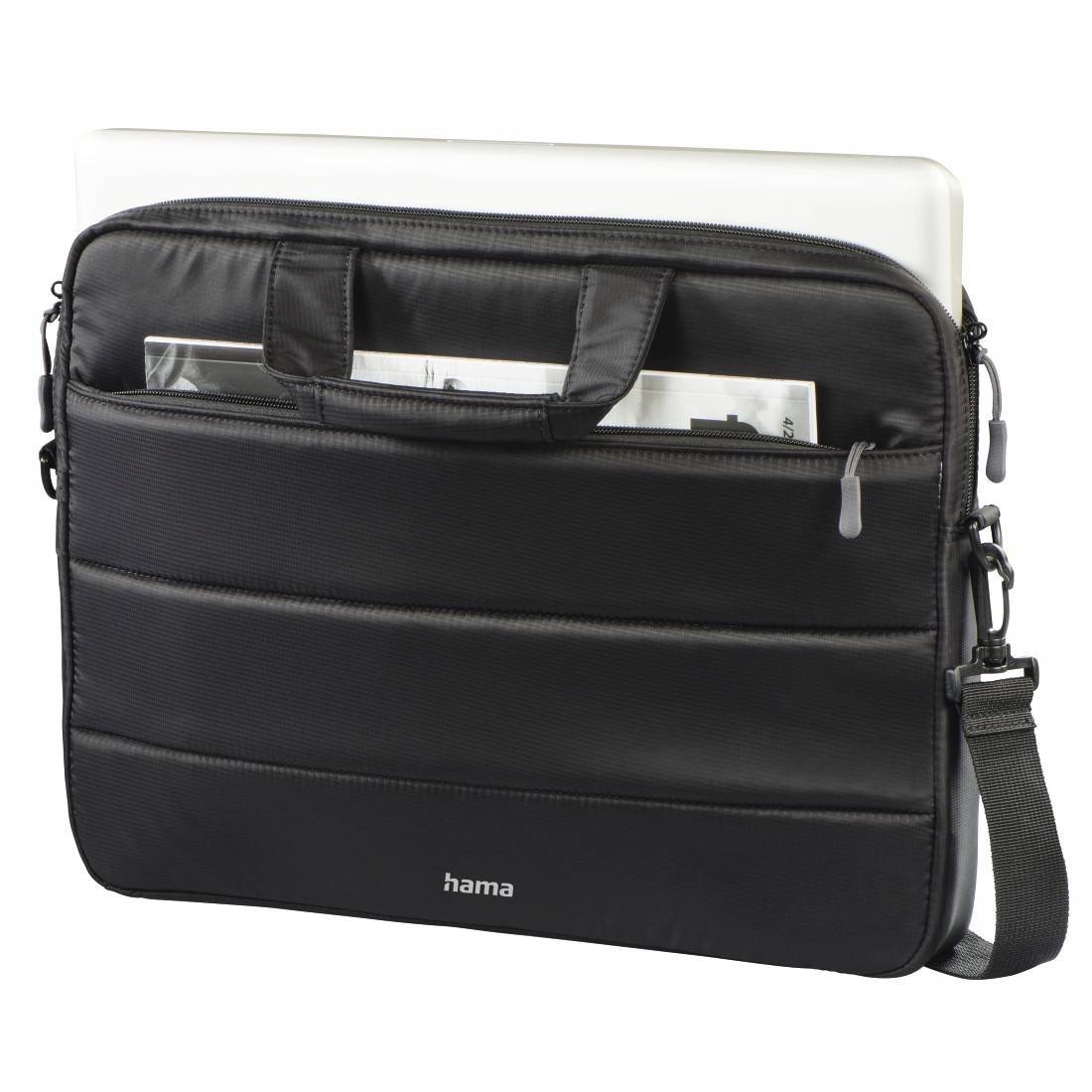 hama 00216566 Laptop-Tasche "Toronto", bis 44 cm (17,3"), Schwarz