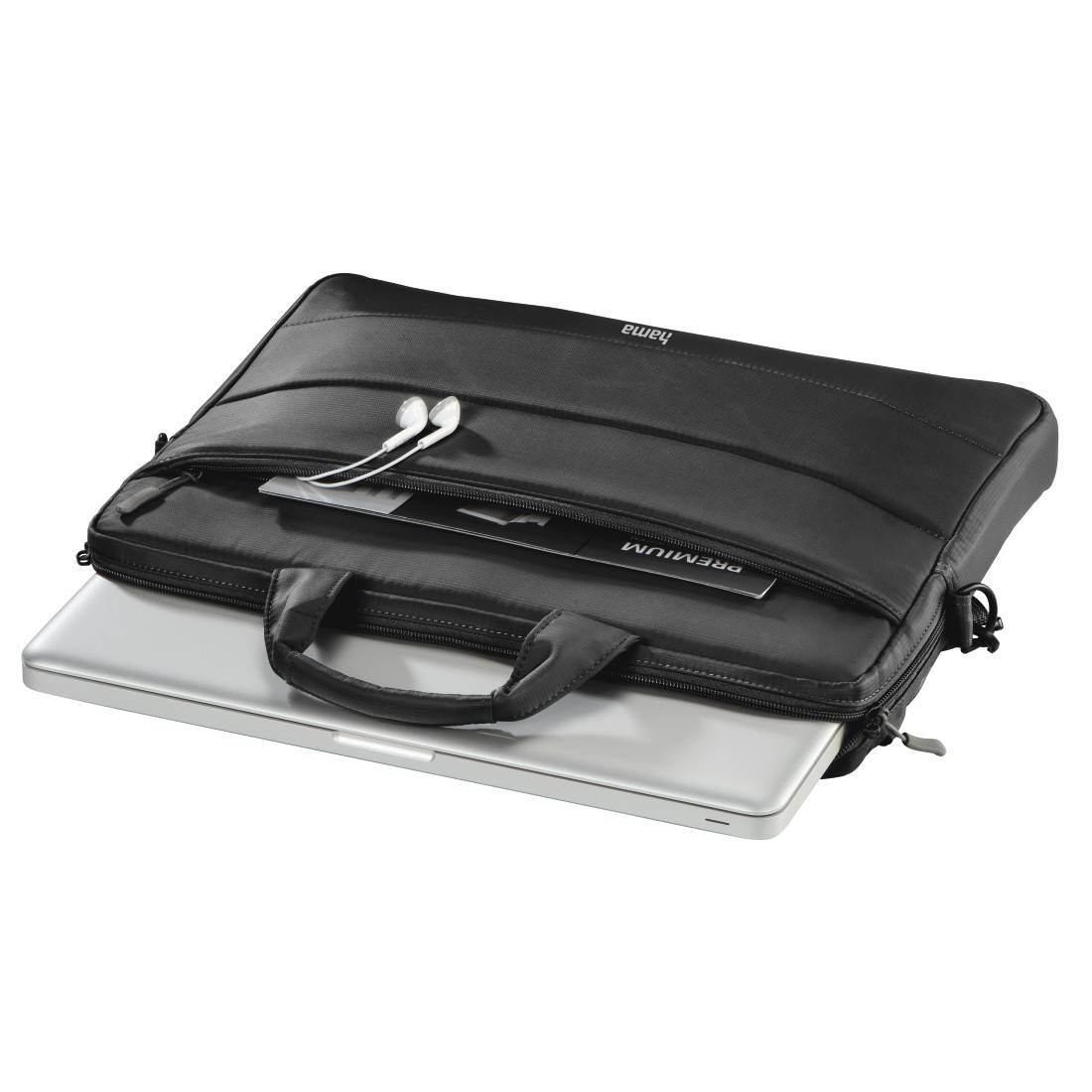 hama 00216566 Laptop-Tasche "Toronto", bis 44 cm (17,3"), Schwarz