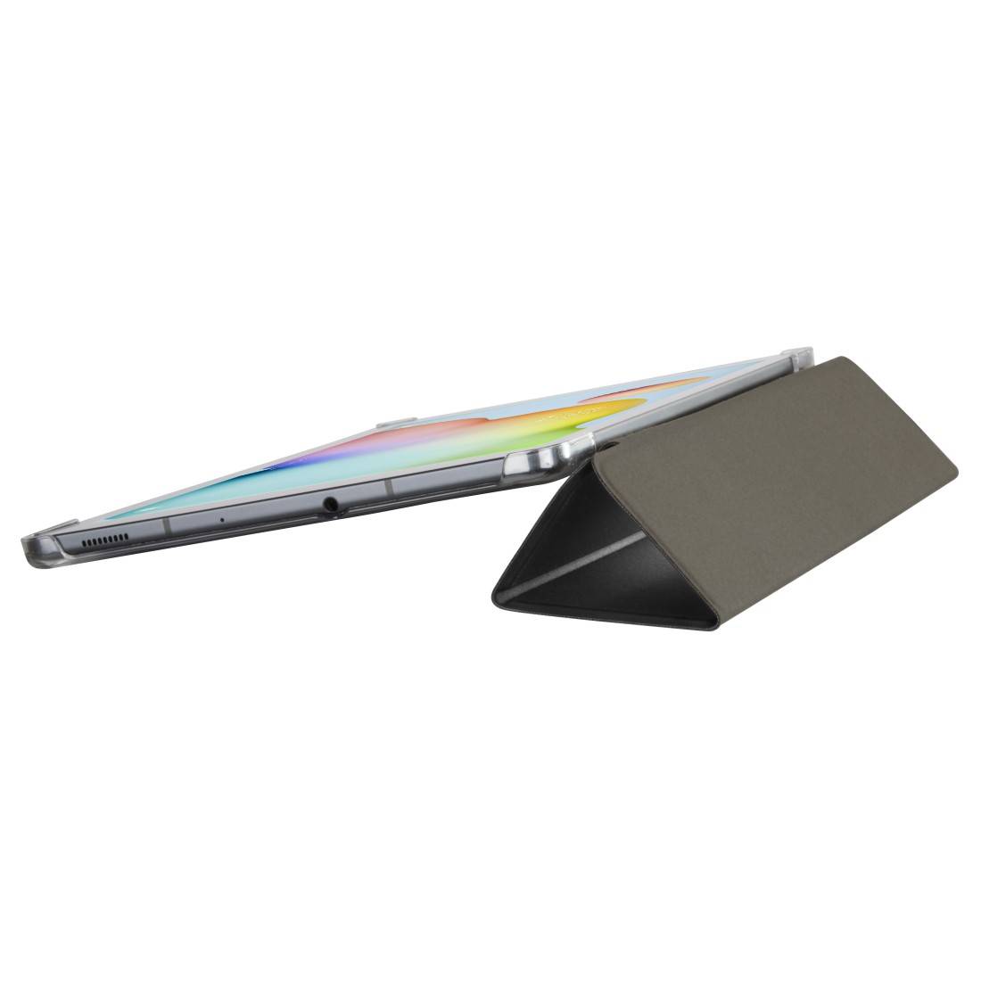 Hama Fold Clear Tablet-Cover Samsung Galaxy Tab S6 Lite Book Cover Schwarz, Transparent