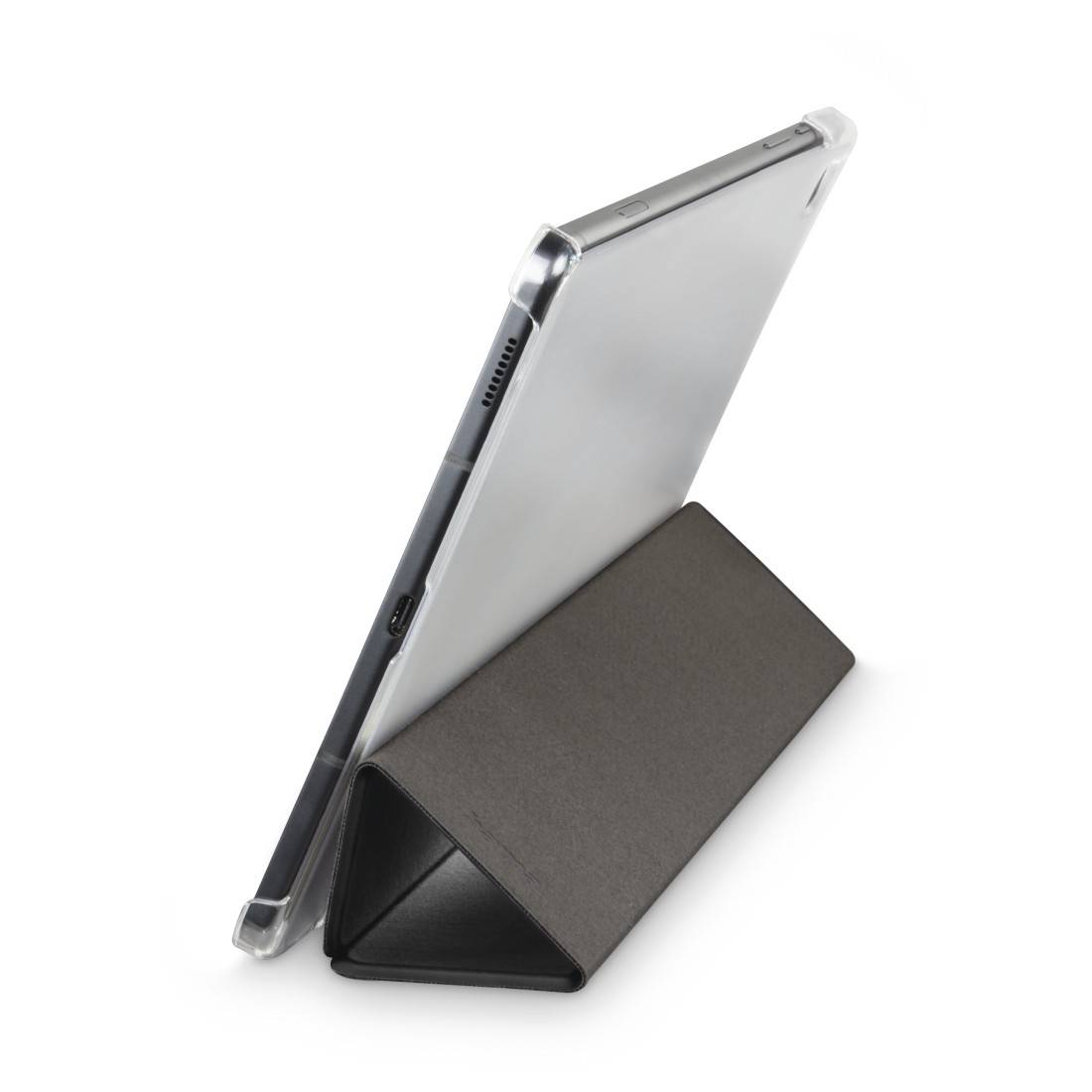 Hama Fold Clear Tablet-Cover Samsung Galaxy Tab S6 Lite Book Cover Schwarz, Transparent