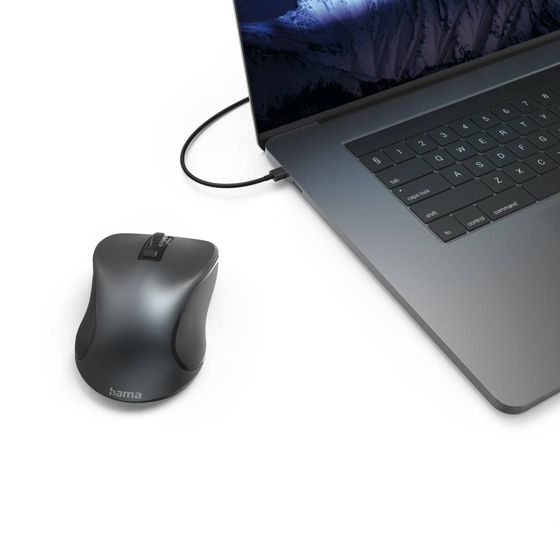 hama 00182643 Bluetooth®-Maus "Canosa V2", Anthrazit