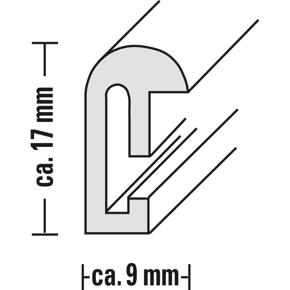 Hama 00061657 Bilder Wechselrahmen Papierformat: DIN A3 (B x H x T) 310 x 430 x 15mm Blau