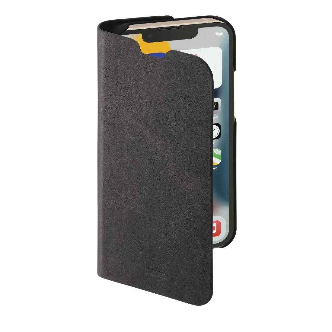 hama 00196954 Booklet "Guard Pro" für Apple iPhone 13, Schwarz