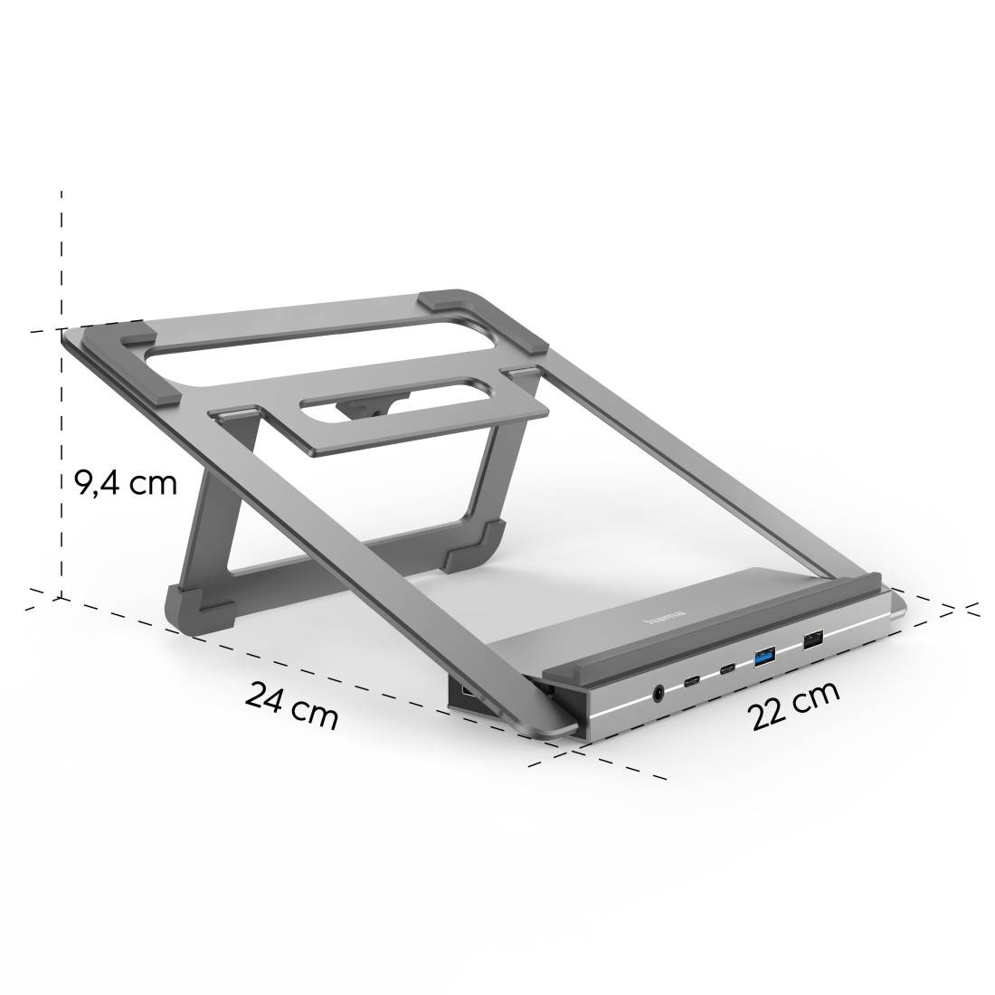 Hama Notebook Dockingstation Connect2Office Stand Passend für Marke Dockingstations: Universal USB-C® Power Delivery