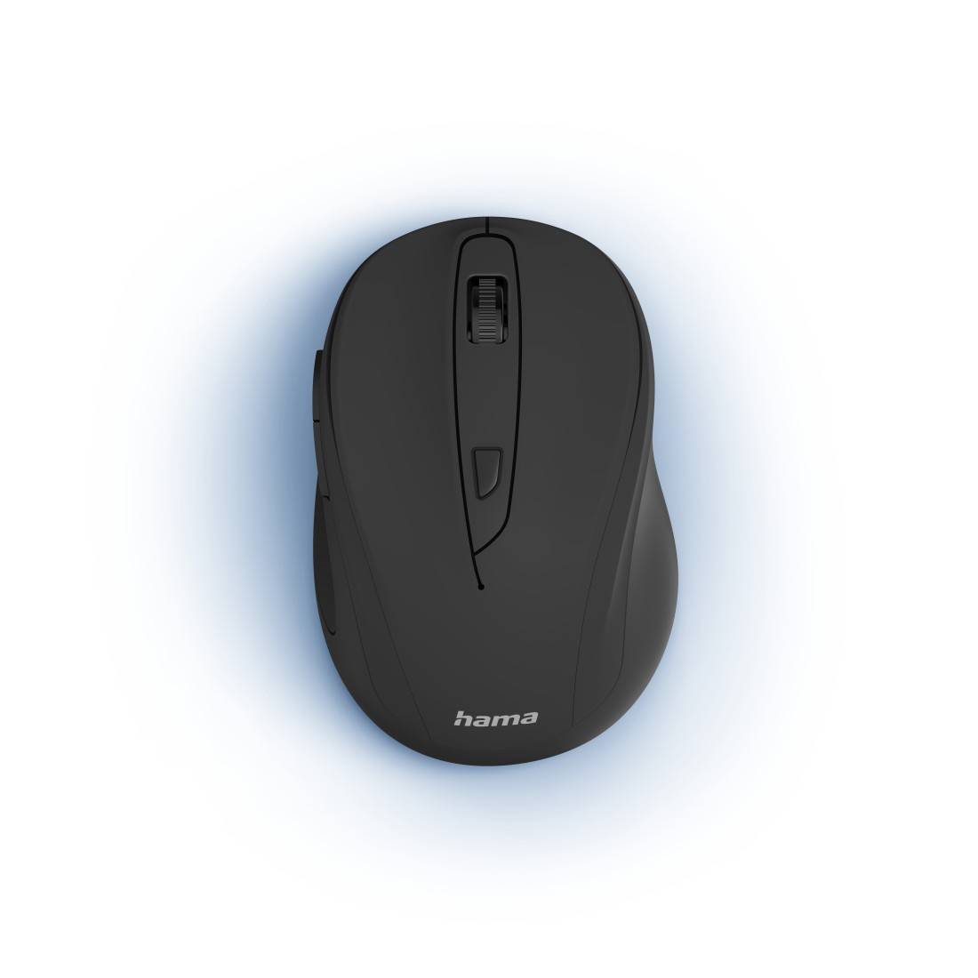 hama 00173026 Optische 6-Tasten-Funkmaus "MW-400 V2", ergonomisch, USB-Empf., Schwarz