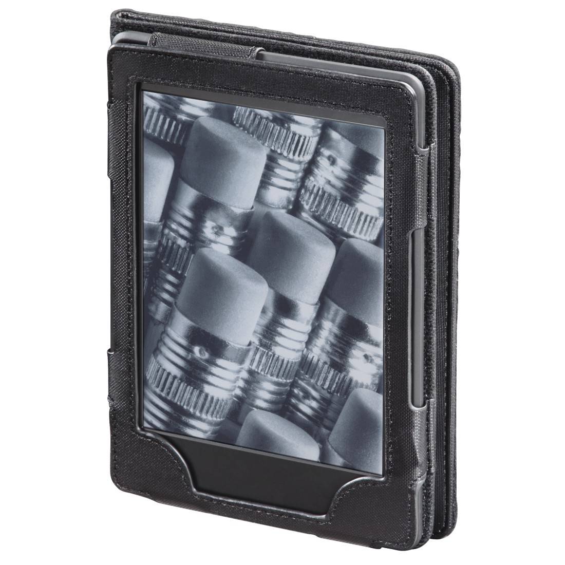 hama 00216436 eBook-Case "Arezzo" für Kindle WiFi/Paperwhite und Kobo Touch/Glo, Schwarz
