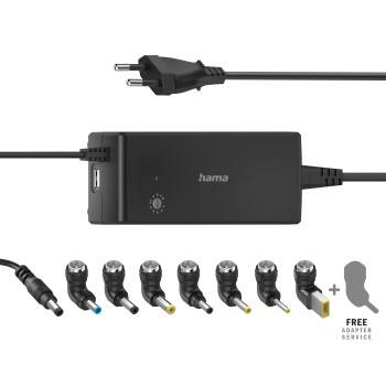 Hama 200004 Notebook-Netzteil 90 W 12 V/DC, 14 V/DC, 15 V/DC, 16 V/DC, 18 V/DC, 18.5 V/DC, 19 V/DC, 19.5 V/DC, 20 V/DC, 21 V/DC, 22 V/DC 6 A