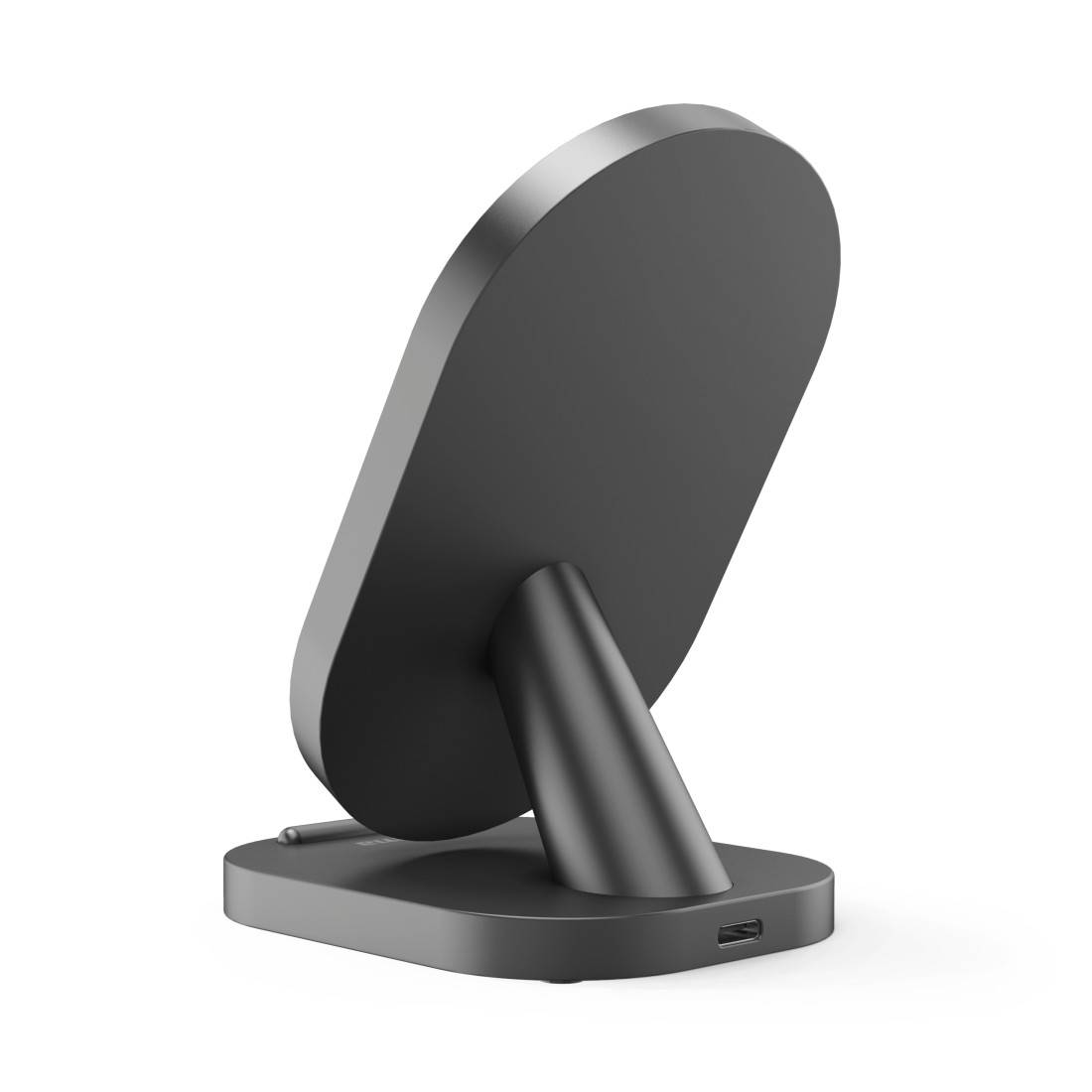 hama 00201685 Wireless Charger "QI-FC10S-Fab", 10 W, kabellose Smartphone-Ladestation, SW