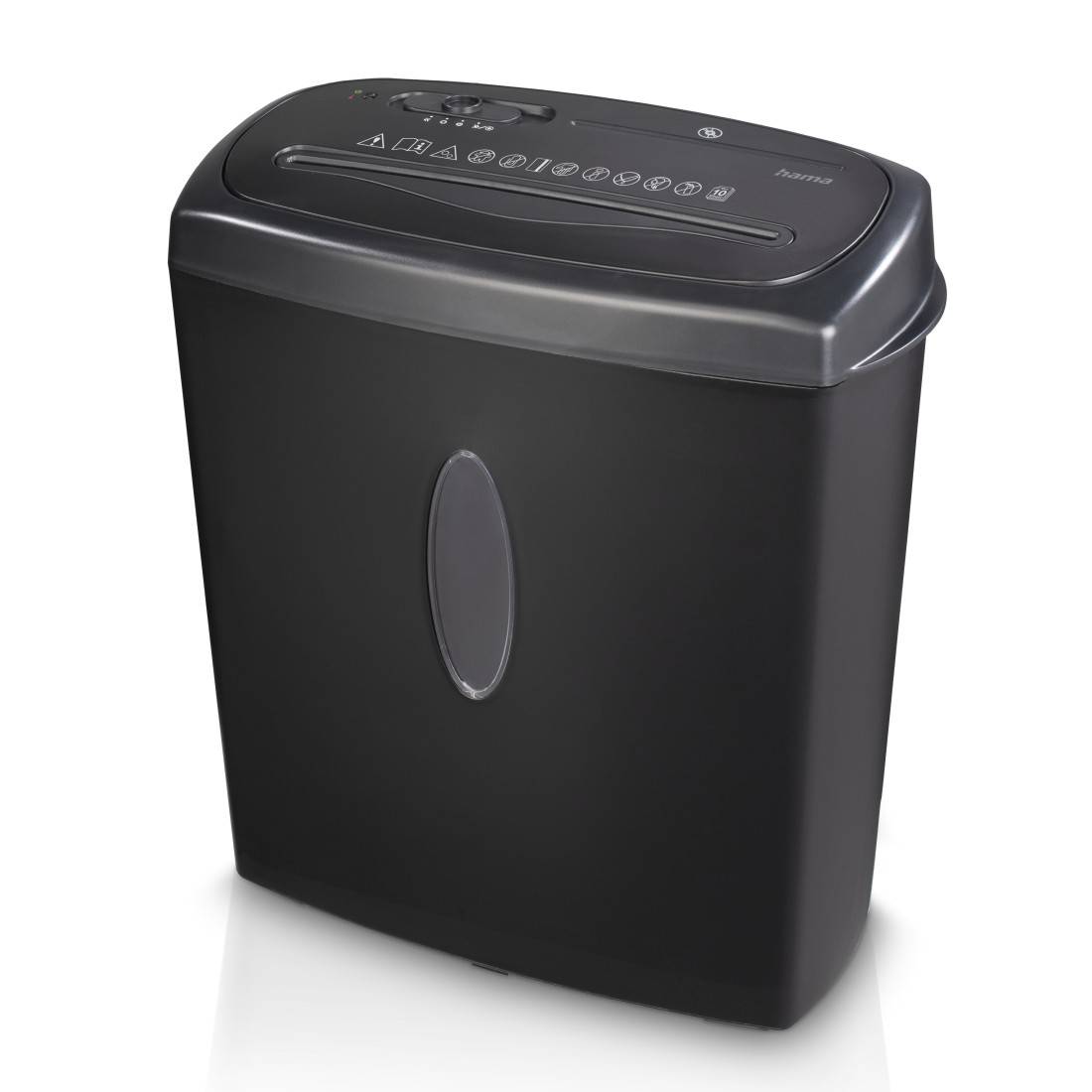 hama 00050543 Aktenvernichter "Home X10CD", Schredder mit Sicherheitsstufe E3 P4 T4