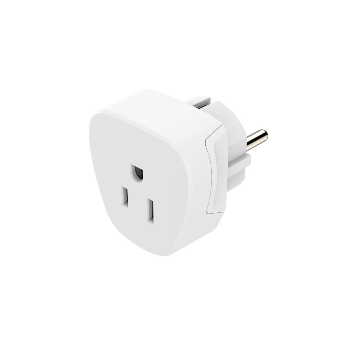 hama 00223458 Reiseadapter Typ A und Typ B, 3-polig, für Geräte aus Amerika und Kanada