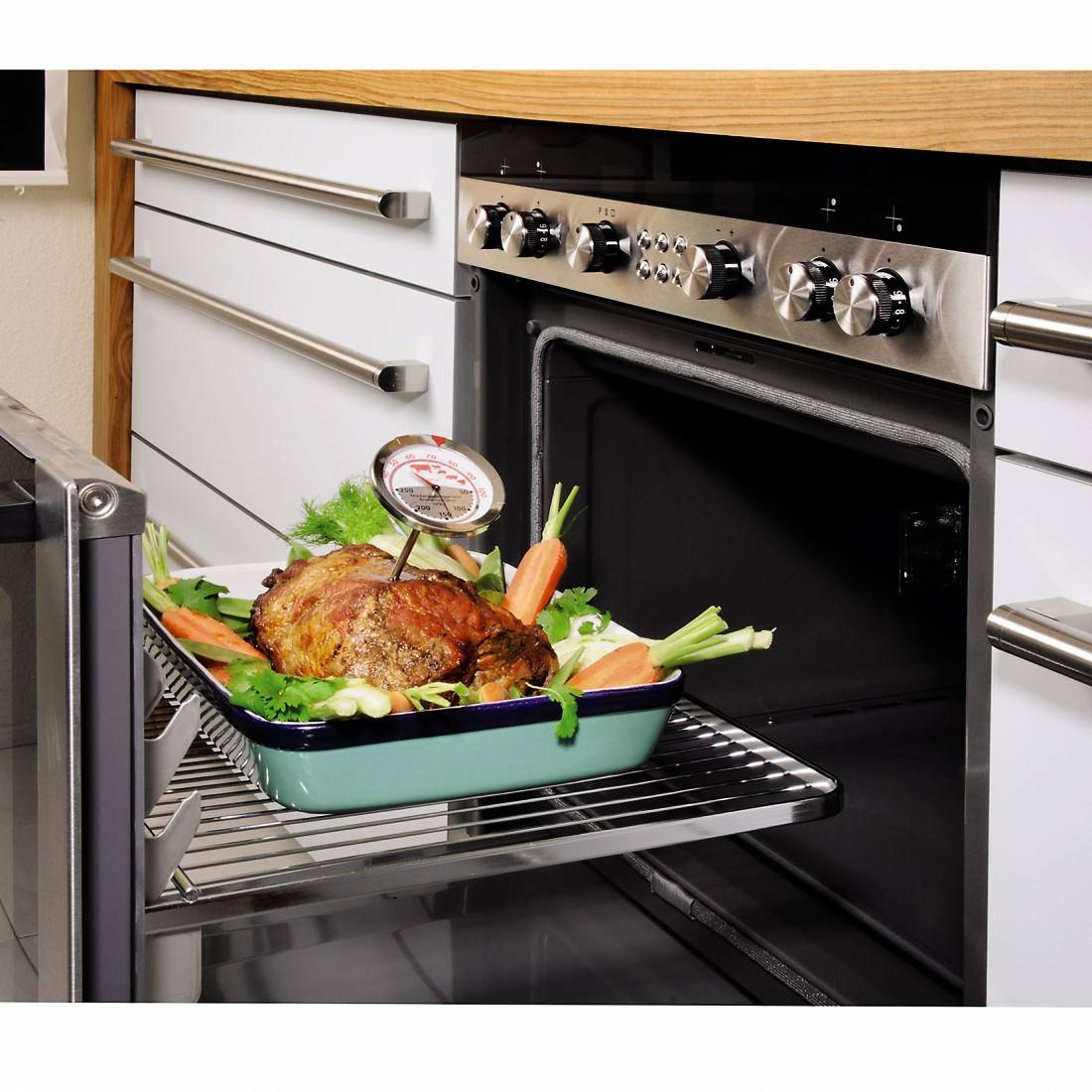 hama 00111018 Mechanisches Fleisch- und Ofenthermometer