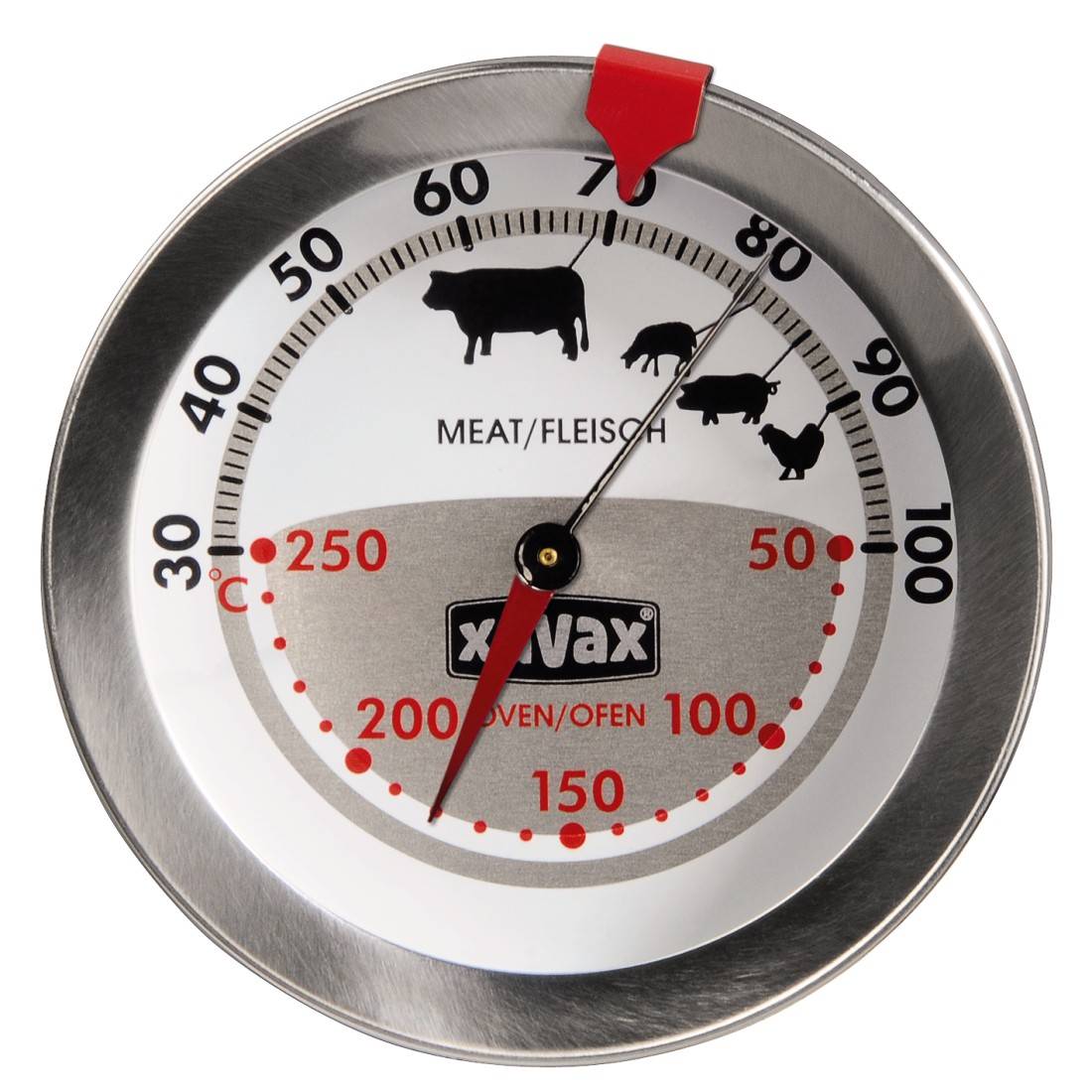 hama 00111018 Mechanisches Fleisch- und Ofenthermometer