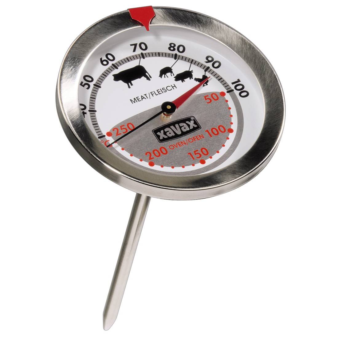 hama 00111018 Mechanisches Fleisch- und Ofenthermometer