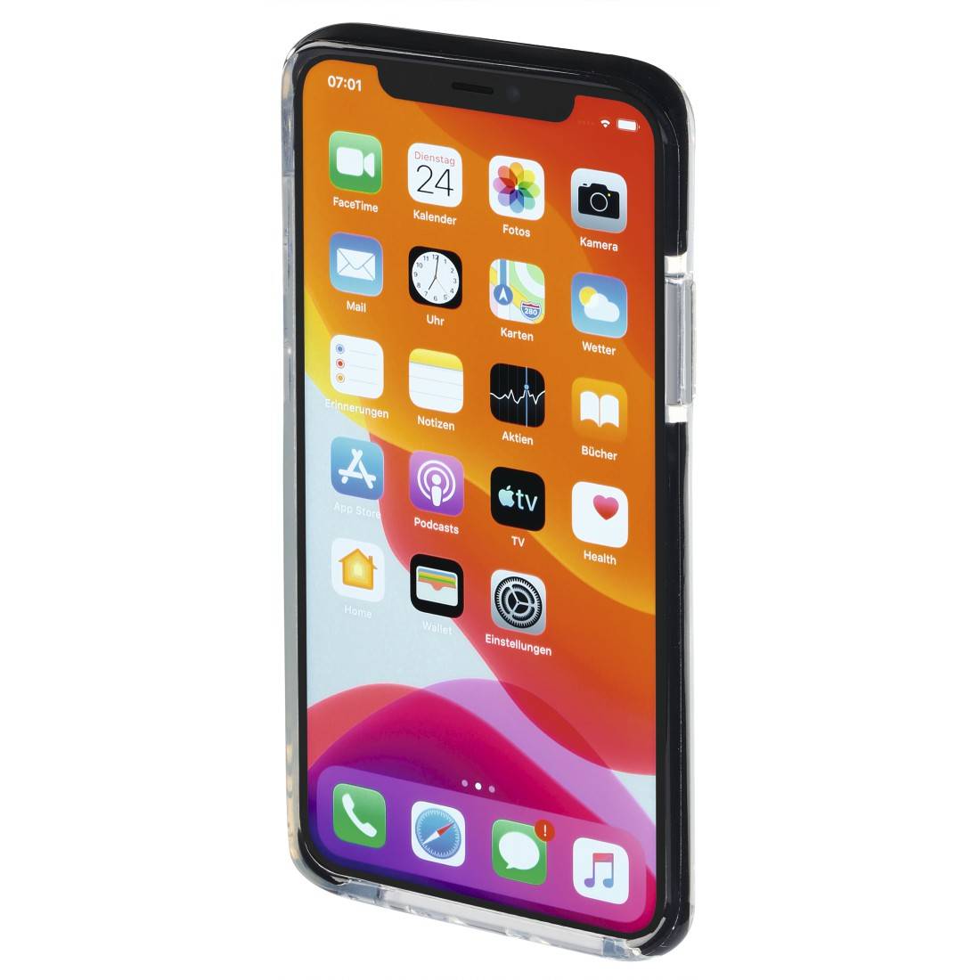 hama 00187391 Cover "Protector" für Apple iPhone 11, Schwarz