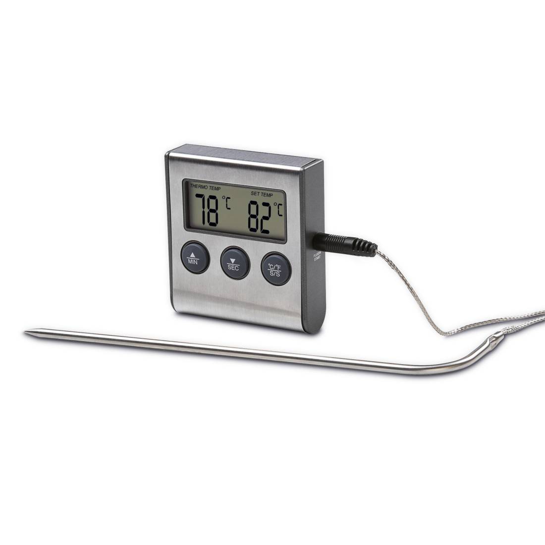 Xavax 111381 Grillthermometer Edelstahl