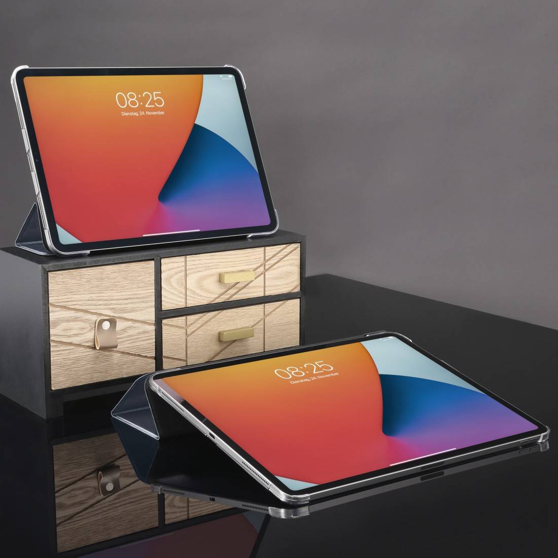 Hama Fold Clear Tablet-Cover Apple iPad Pro 12.9" (Gen.4, 2020), iPad Pro 12.9" (Gen.5, 2021), iPad Pro 12.9" (Gen.6, 2022) 32,8 cm (12,9") Book