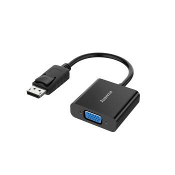 hama 00200337 Video-Adapter, DisplayPort-Stecker - VGA-Buchse, Full-HD 1080p