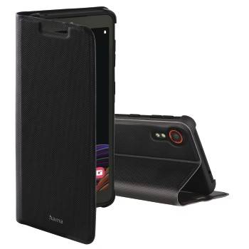 hama 00196859 Booklet "Slim Pro" für Samsung Galaxy XCover 5, Schwarz