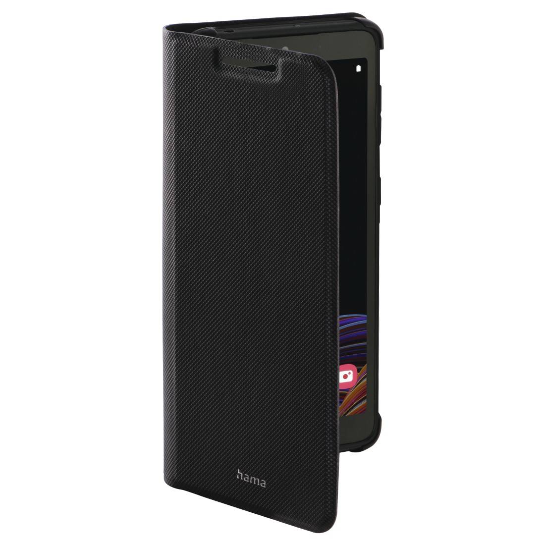 hama 00196859 Booklet "Slim Pro" für Samsung Galaxy XCover 5, Schwarz