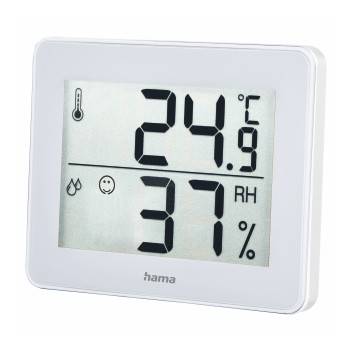 hama 00186360 Thermo-/Hygrometer "TH-130", Weiß
