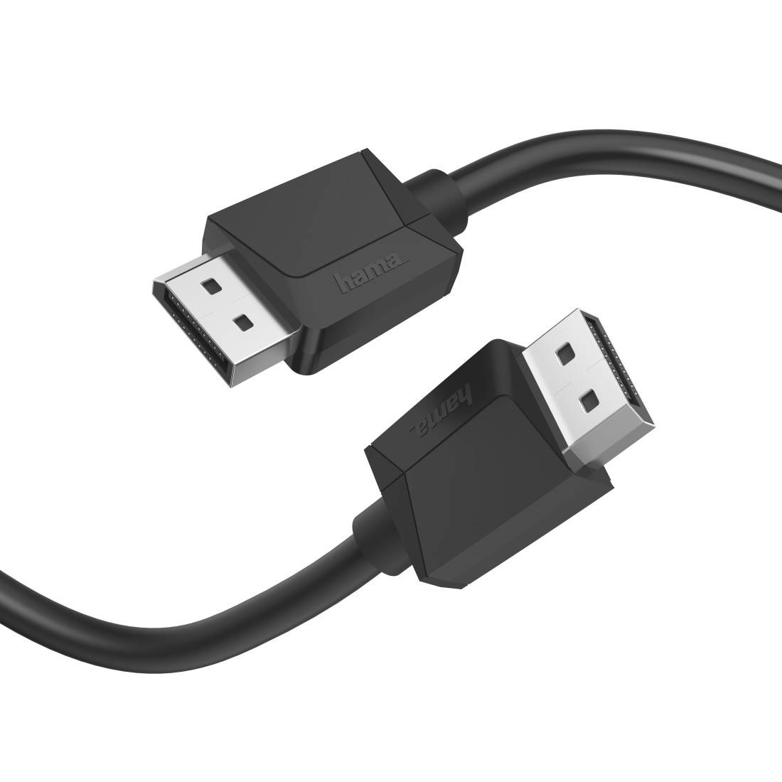 hama 00200696 DisplayPort-Kabel, DP 1.2, Ultra-HD 4K, 1,50 m