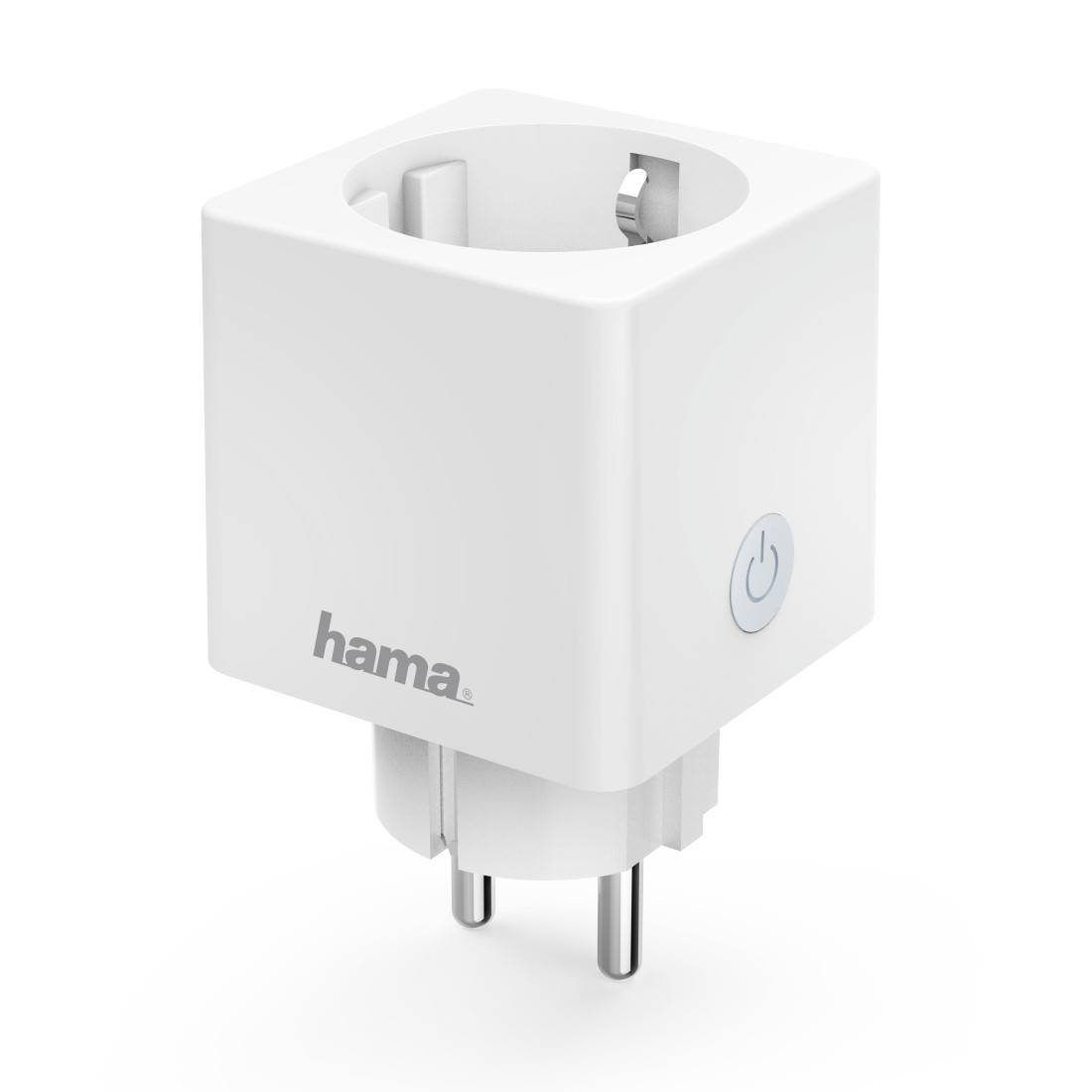 hama 00176575 WLAN-Steckdose "Mini", mit Stromverbrauchsmesser, per Sprache/App steuern