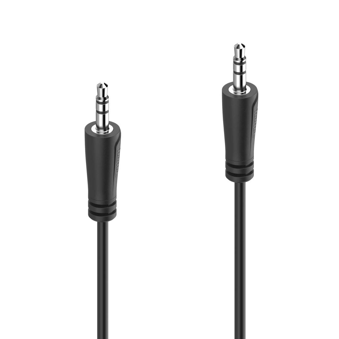 hama 00205262 Audio-Kabel, 3,5-mm-Klinken-St. - 3,5-mm-Klinken-St., Stereo, 1,5 m