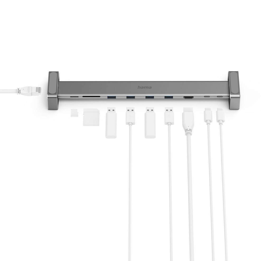 hama Docking Station "Connect2Office Basic", USB-C, 9 Port