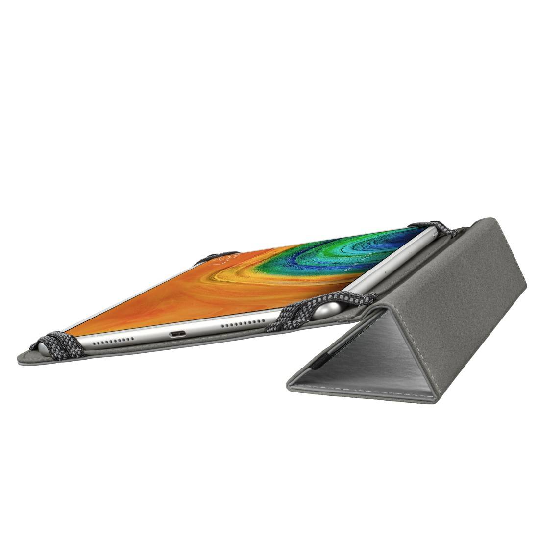 hama 00216448 Tablet-Case "Fold Uni" für Tablets 24 – 28 cm (9,5 – 11"), Grau