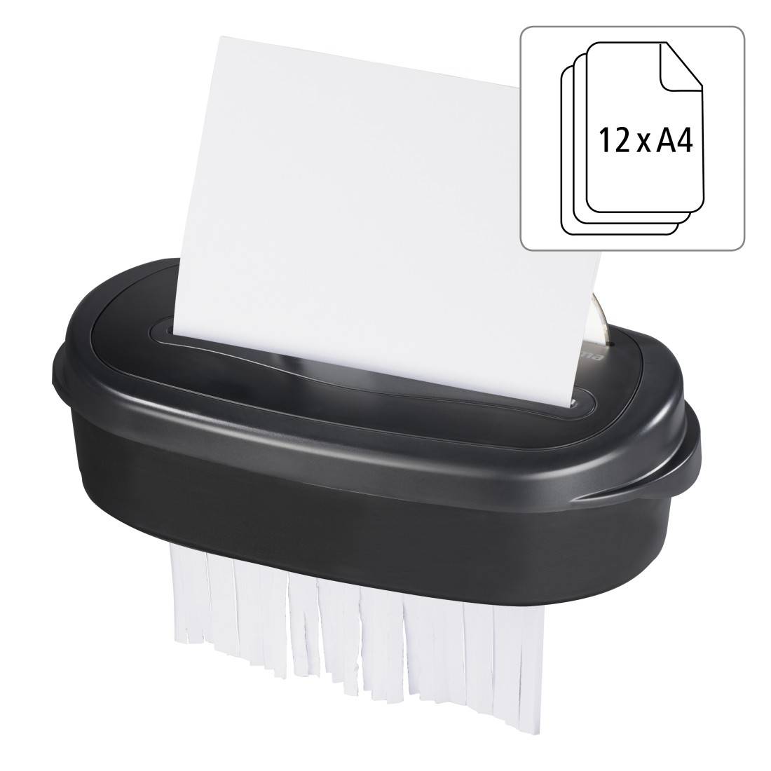 hama 00050544 Aktenvernichter "Home X12CD", Schredder mit Sicherheitsstufe E3 P4 T4