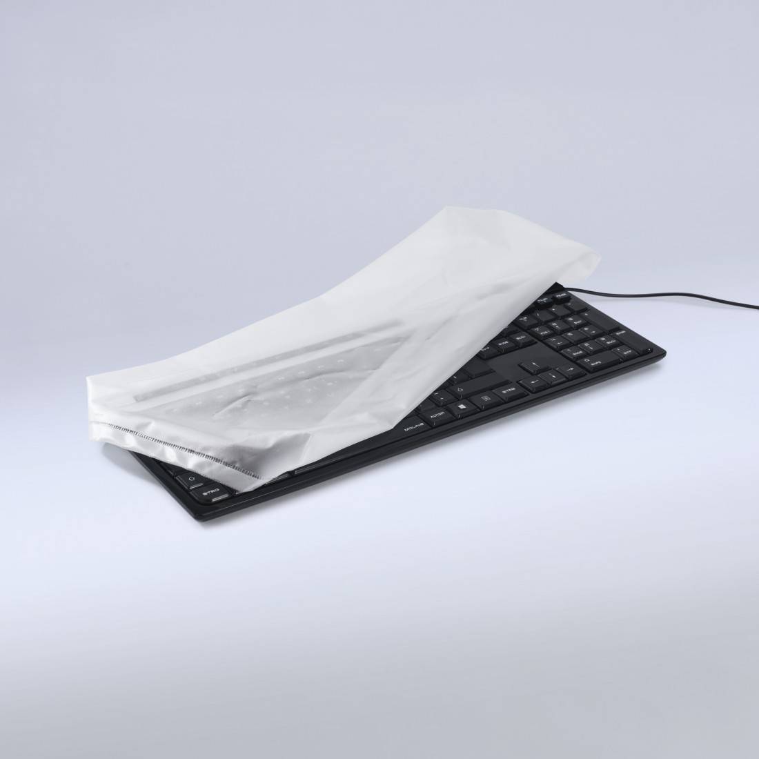 hama 00113818 Tastatur-Staubschutzhaube, Transparent