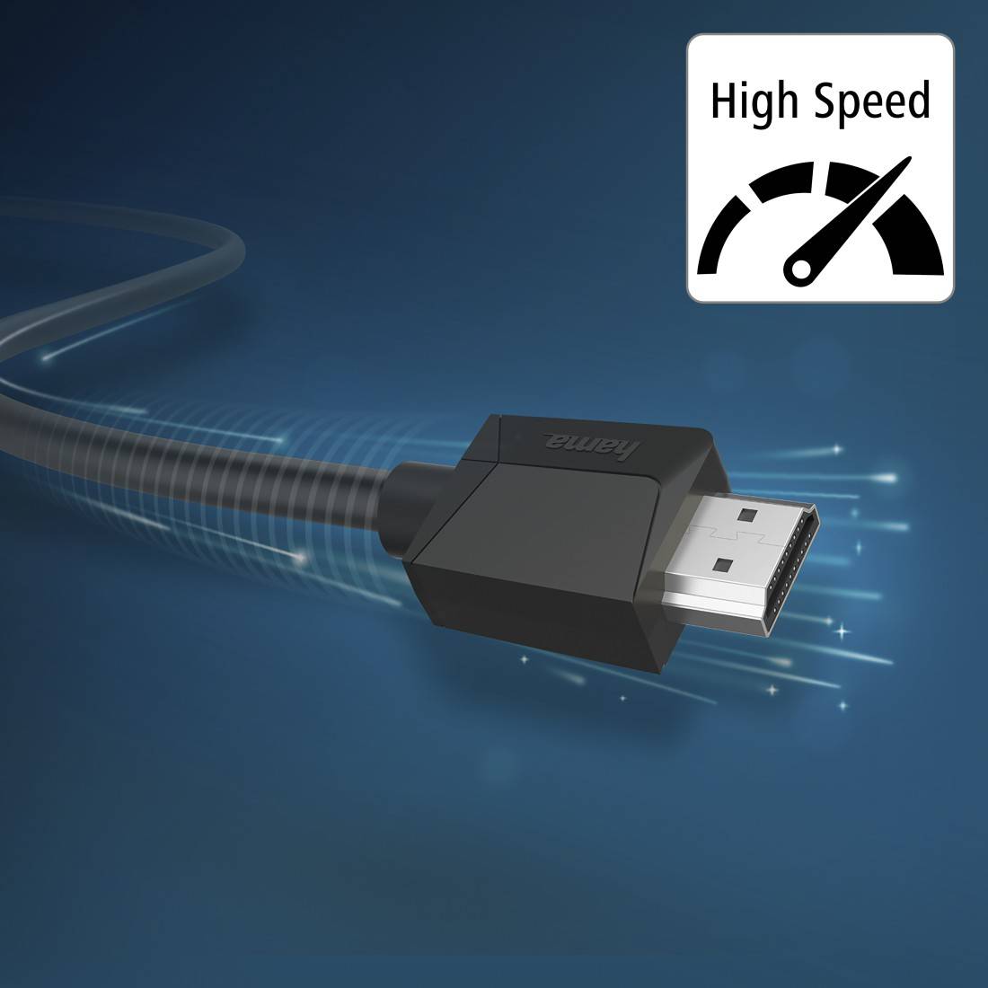 hama 00205005 High Speed HDMI™-Kabel, 4K, Stecker - Stecker, Ethernet, 1,5 m
