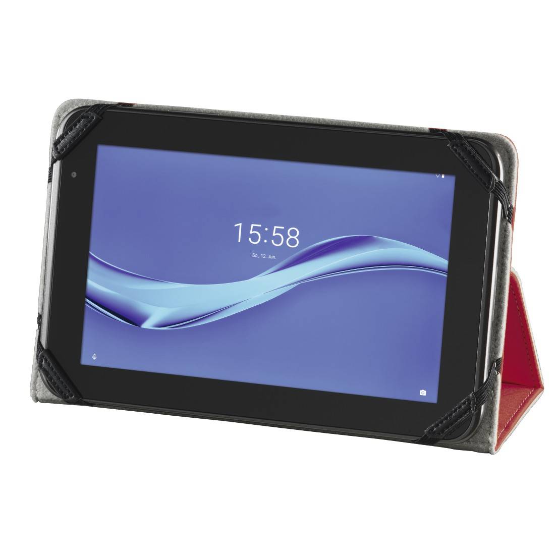 Hama Strap Tablet-Cover Universal 24,4cm (9,6") - 27,9cm (11") Book Cover Rot