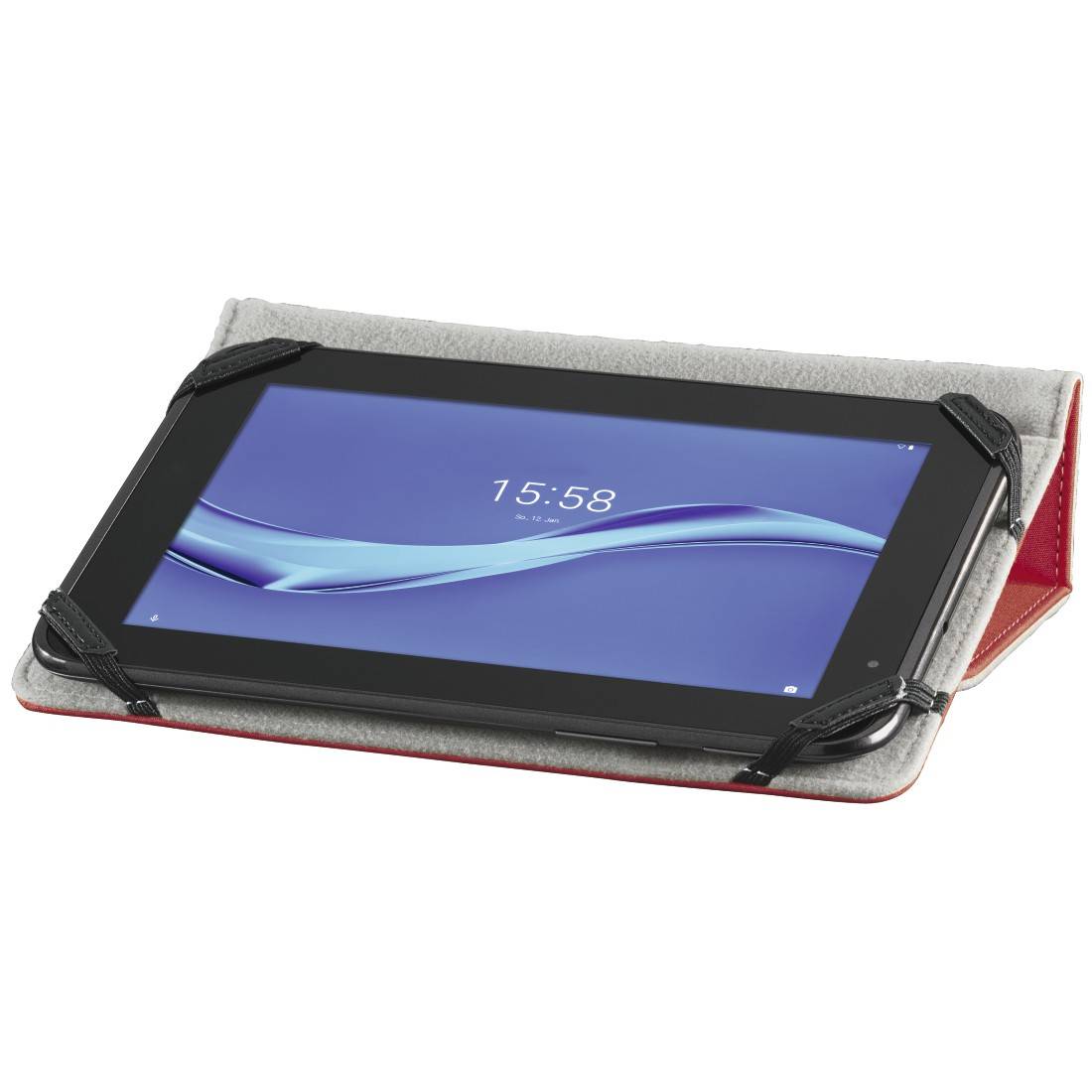 Hama Strap Tablet-Cover Universal 24,4cm (9,6") - 27,9cm (11") Book Cover Rot