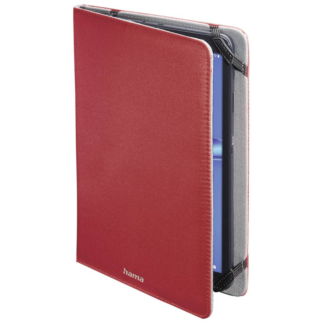 Hama Strap Tablet-Cover Universal 24,4cm (9,6") - 27,9cm (11") Book Cover Rot