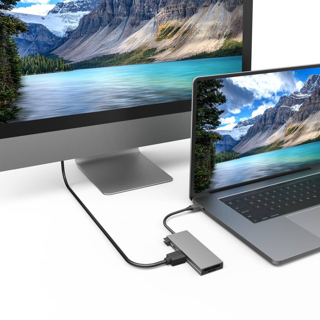 Hama USB-C Hub 6 Ports mit HDMI 4K, 2x USB-A, Alu