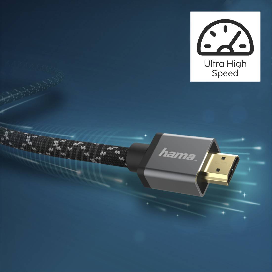 hama 00200504 Ultra High Speed HDMI™-Kabel, zertifiziert, Ultra-HD 8K, Alu, 2,0 m