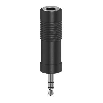 hama 00205196 Audio-Adapter, 3,5-mm-Klinken-Stecker - 6,3-mm-Klinken-Kupplung, Stereo