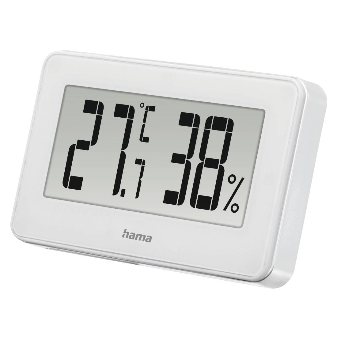hama 00186363 Thermo-/Hygrometer "Mini", Weiß