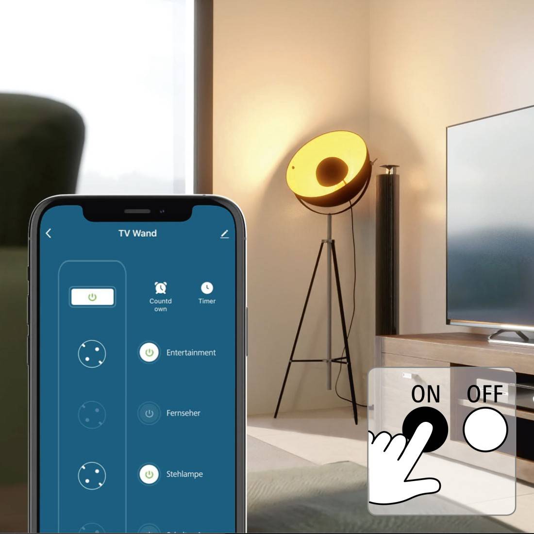 Hama 00176574 WiFi-Steckdosenleiste Weiß 1 St.