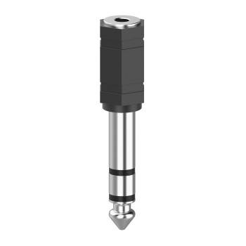hama 00205194 Audio-Adapter, 3,5-mm-Klinken-Kupplung - 6,3-mm-Klinken-Stecker, Stereo