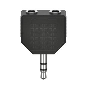 hama 00205191 Audio-Adapter, 3,5-mm-Klinken-St. - 2 x 3,5-mm-Klinken-Kupp., Stereo