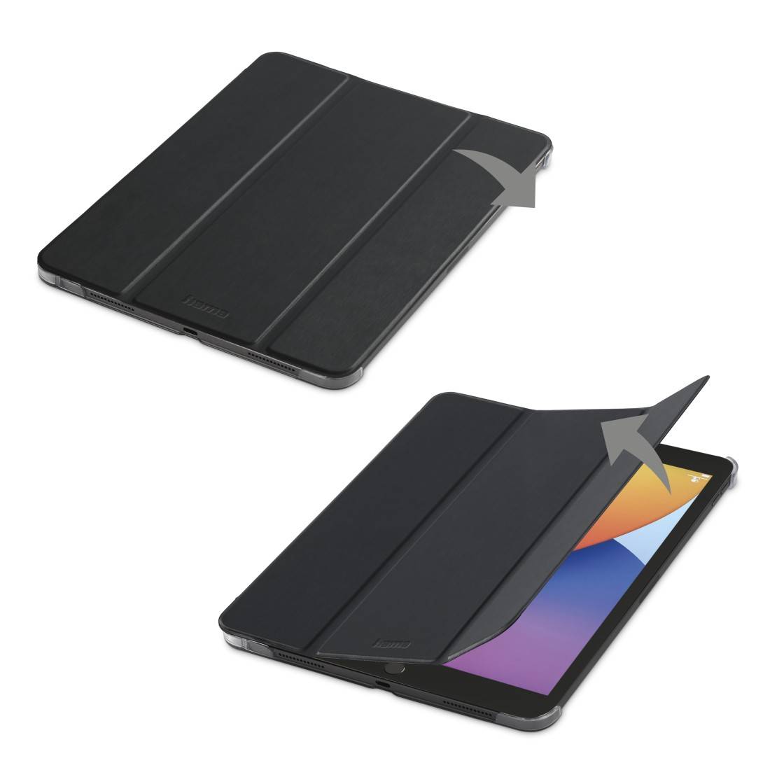 hama 00216407 Tablet-Case "Fold Clear" mit Stiftfach für iPad 10.2" (2019/2020/2021)