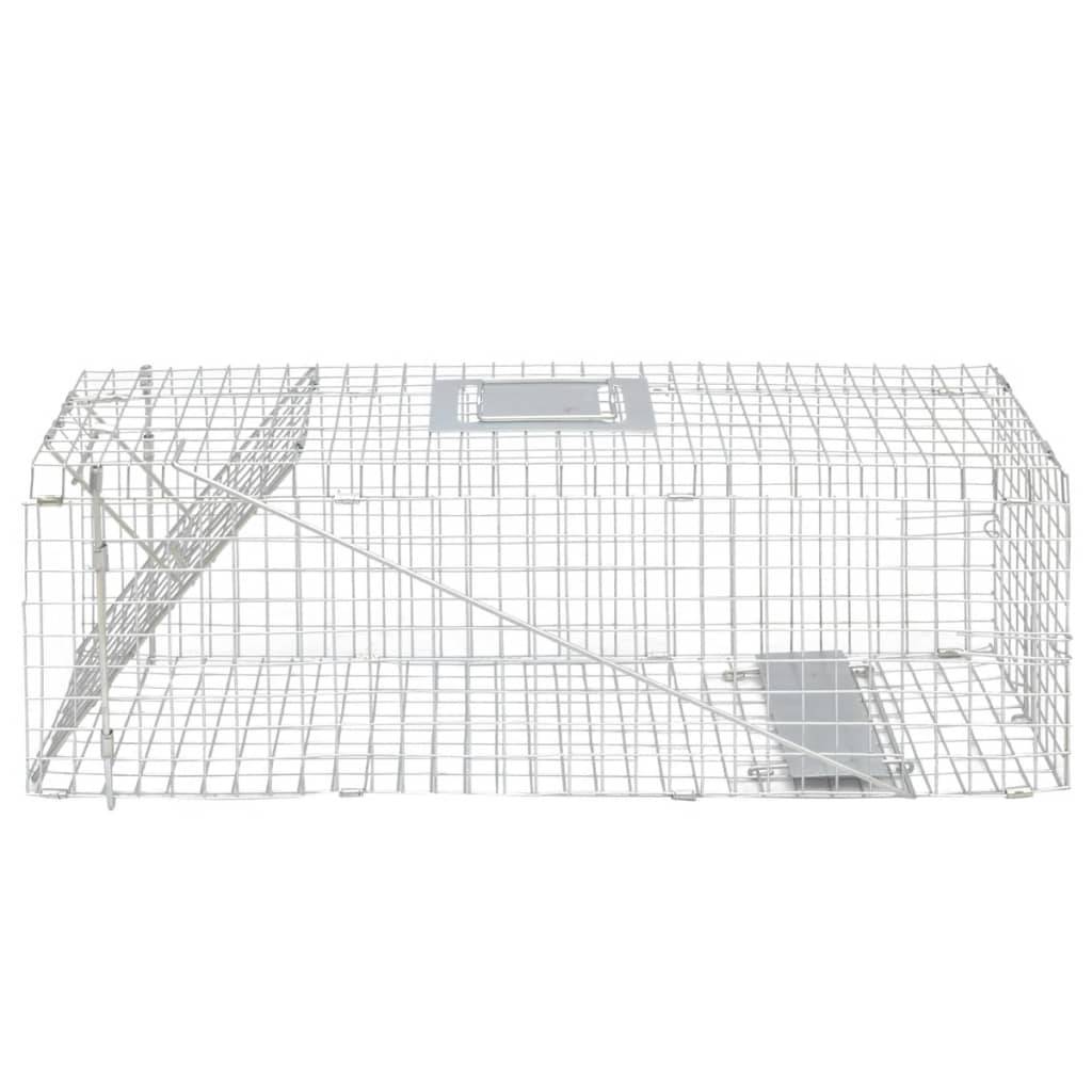 vidaXL Lebendfalle Verzinkt 80 cm