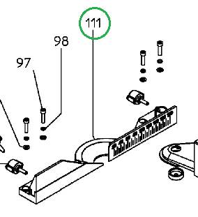Metabo 316055990 Anschlag vollst.