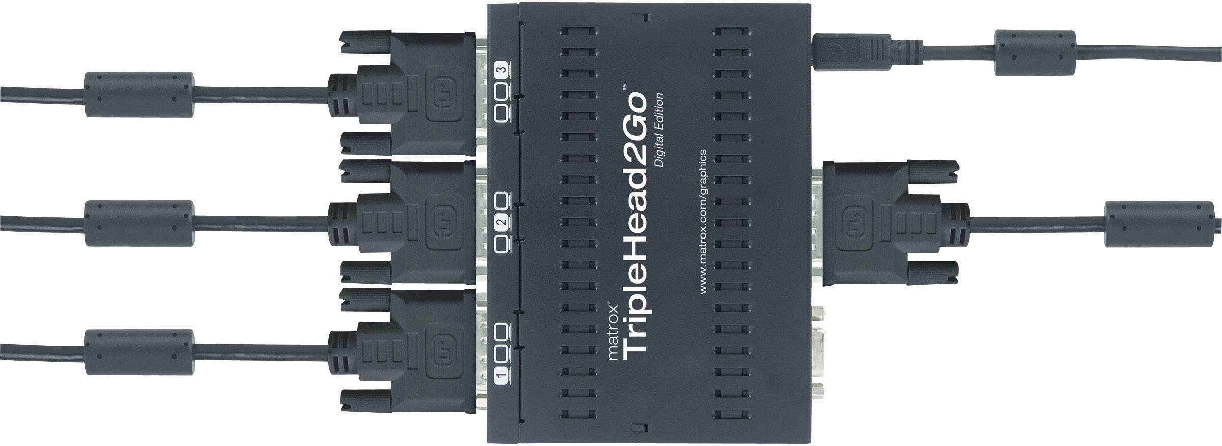 Matrox TripleHead2GO Externe Grafikkarte Anzahl unterstützter Monitore: 3